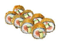 Gebackene Salmon Rolle